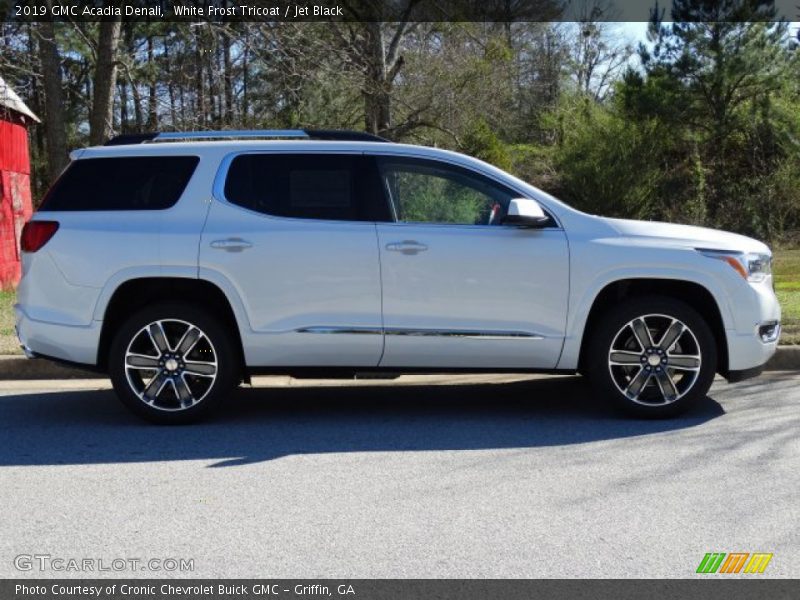 White Frost Tricoat / Jet Black 2019 GMC Acadia Denali