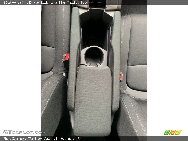 Lunar Silver Metallic / Black 2019 Honda Civic EX Hatchback
