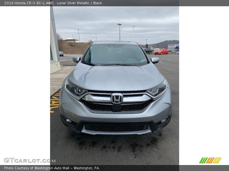 Lunar Silver Metallic / Black 2019 Honda CR-V EX-L AWD