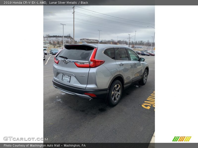 Lunar Silver Metallic / Black 2019 Honda CR-V EX-L AWD