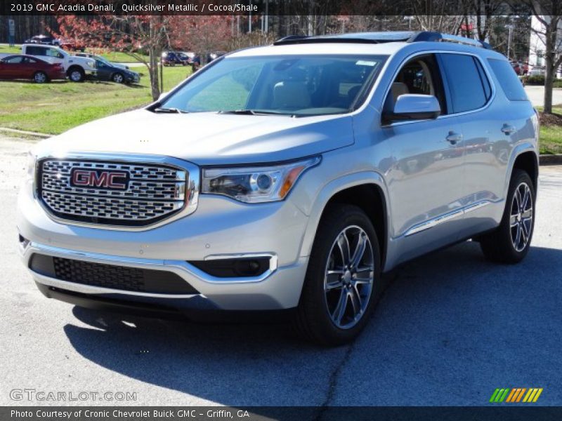 Quicksilver Metallic / Cocoa/Shale 2019 GMC Acadia Denali