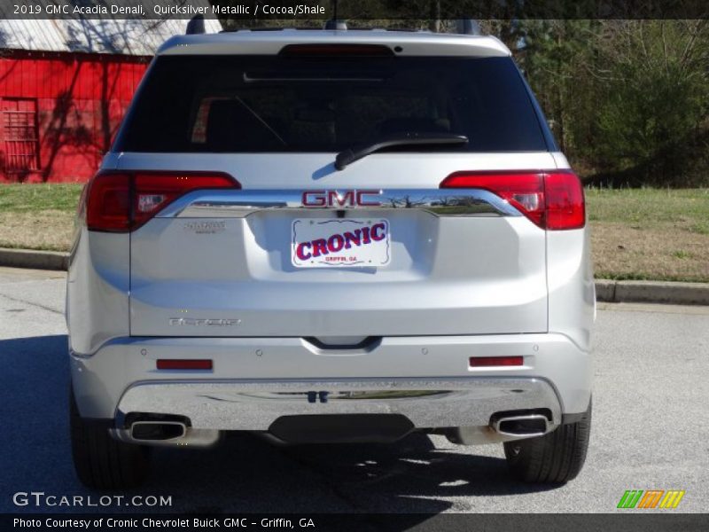 Quicksilver Metallic / Cocoa/Shale 2019 GMC Acadia Denali