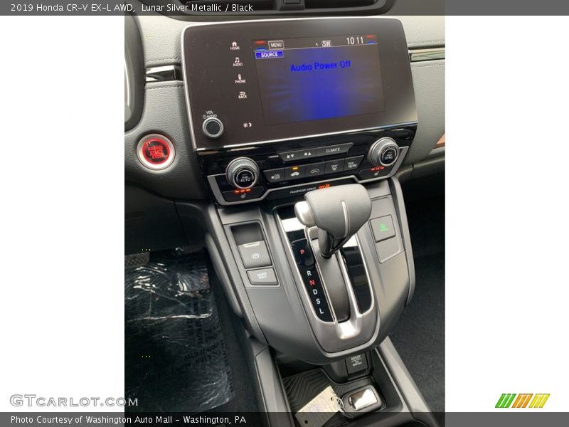 Lunar Silver Metallic / Black 2019 Honda CR-V EX-L AWD