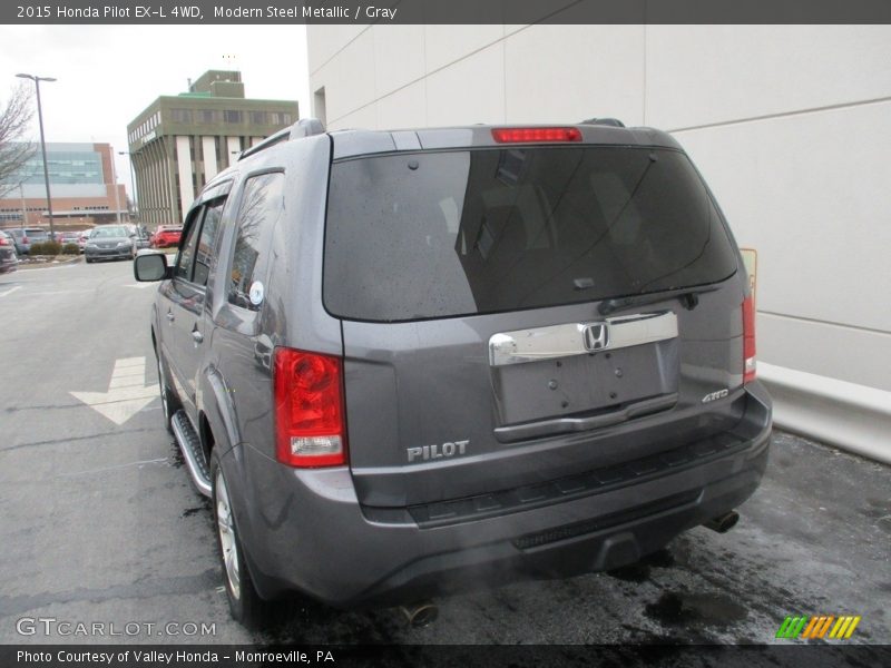 Modern Steel Metallic / Gray 2015 Honda Pilot EX-L 4WD