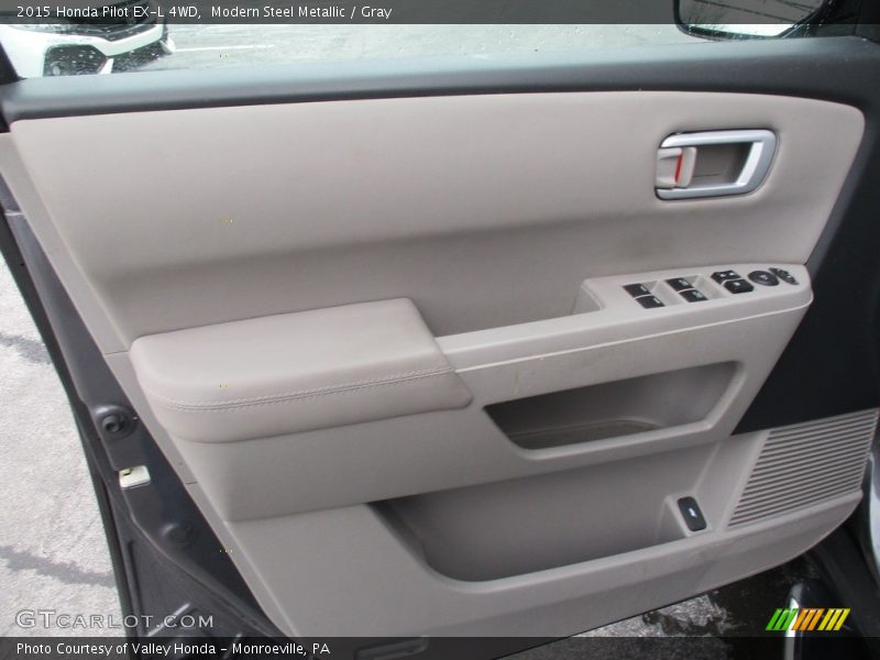 Modern Steel Metallic / Gray 2015 Honda Pilot EX-L 4WD
