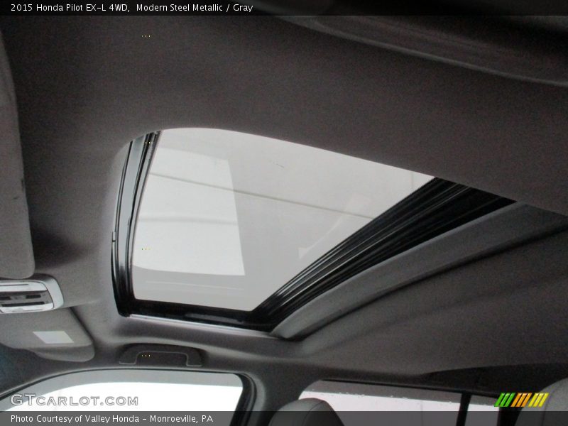 Modern Steel Metallic / Gray 2015 Honda Pilot EX-L 4WD