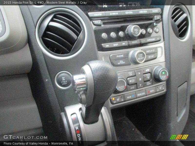 Modern Steel Metallic / Gray 2015 Honda Pilot EX-L 4WD