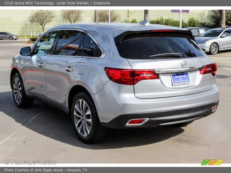 Lunar Silver Metallic / Graystone 2016 Acura MDX Technology