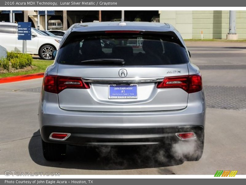 Lunar Silver Metallic / Graystone 2016 Acura MDX Technology