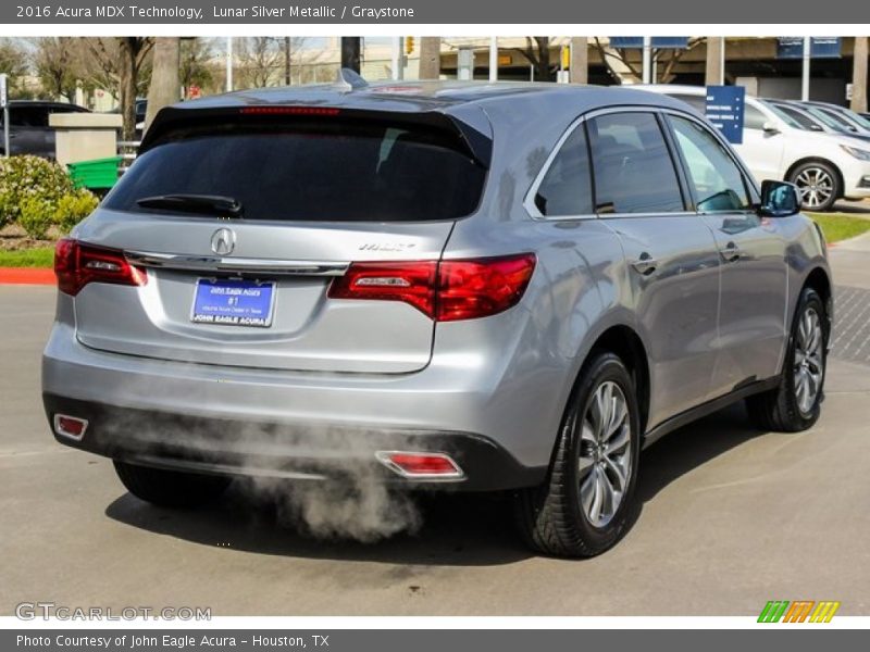Lunar Silver Metallic / Graystone 2016 Acura MDX Technology