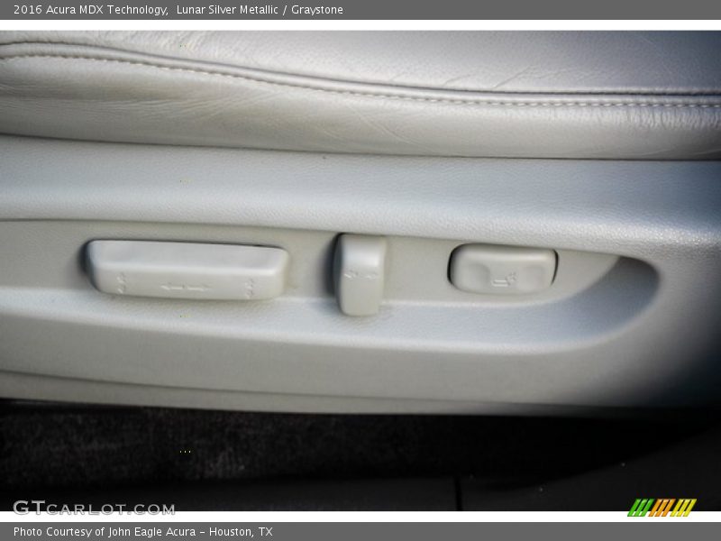 Lunar Silver Metallic / Graystone 2016 Acura MDX Technology