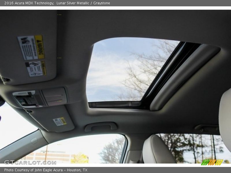 Lunar Silver Metallic / Graystone 2016 Acura MDX Technology