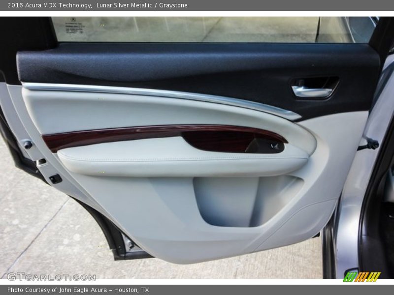 Lunar Silver Metallic / Graystone 2016 Acura MDX Technology