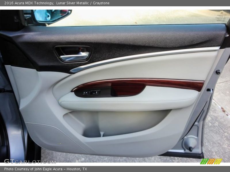 Lunar Silver Metallic / Graystone 2016 Acura MDX Technology