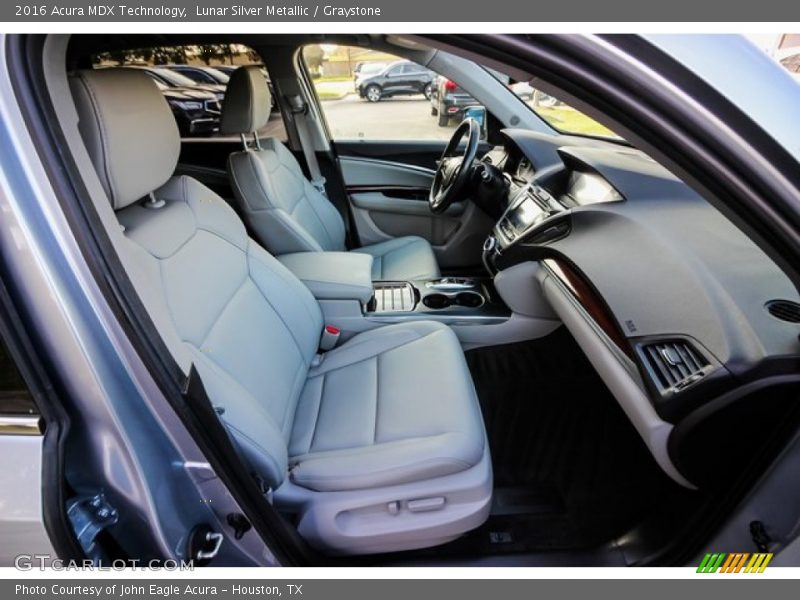Lunar Silver Metallic / Graystone 2016 Acura MDX Technology