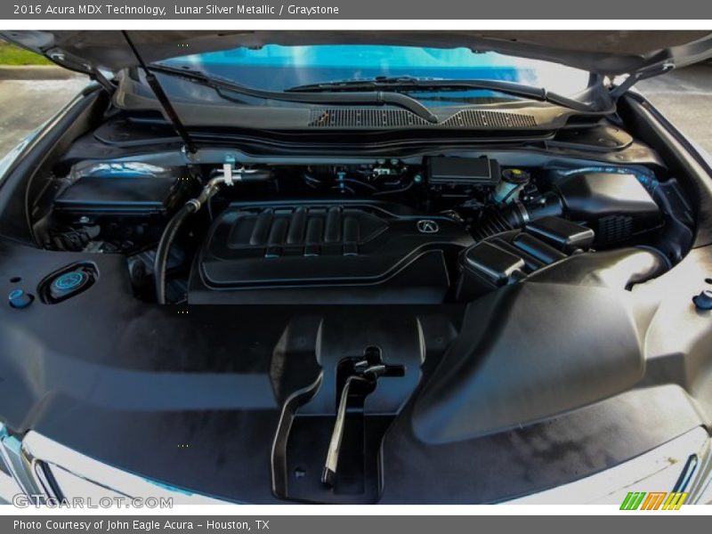 Lunar Silver Metallic / Graystone 2016 Acura MDX Technology