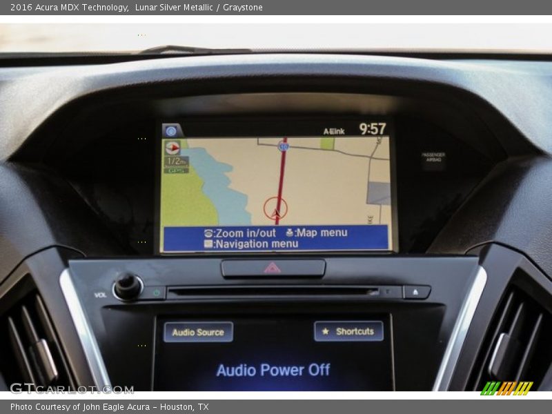 Lunar Silver Metallic / Graystone 2016 Acura MDX Technology