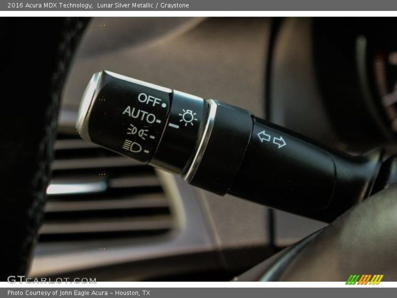 Lunar Silver Metallic / Graystone 2016 Acura MDX Technology