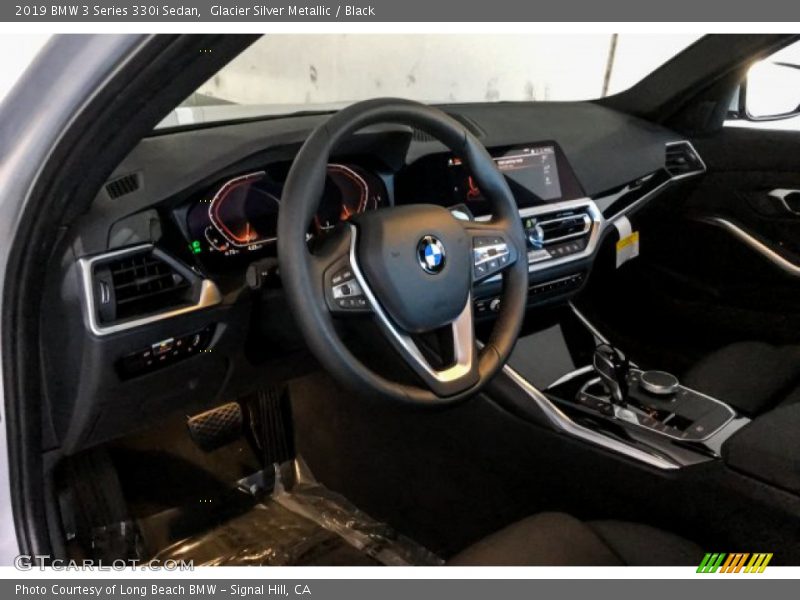 Glacier Silver Metallic / Black 2019 BMW 3 Series 330i Sedan