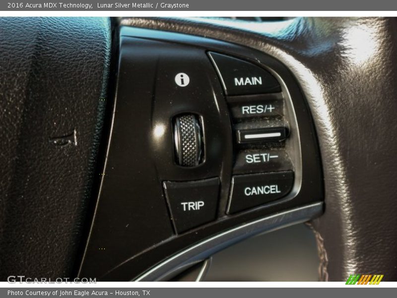 Lunar Silver Metallic / Graystone 2016 Acura MDX Technology