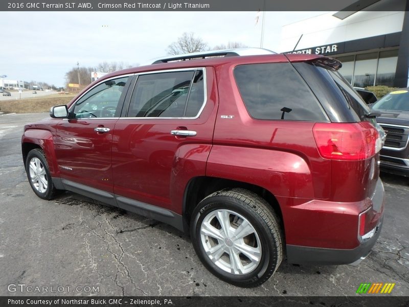 Crimson Red Tintcoat / Light Titanium 2016 GMC Terrain SLT AWD