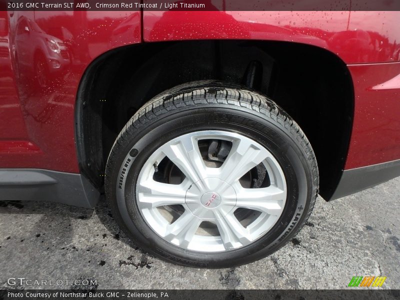 Crimson Red Tintcoat / Light Titanium 2016 GMC Terrain SLT AWD