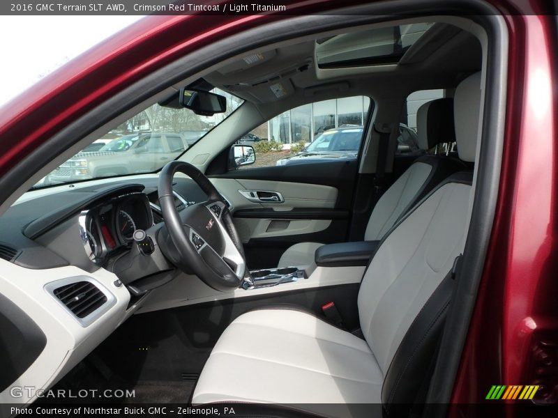 Crimson Red Tintcoat / Light Titanium 2016 GMC Terrain SLT AWD