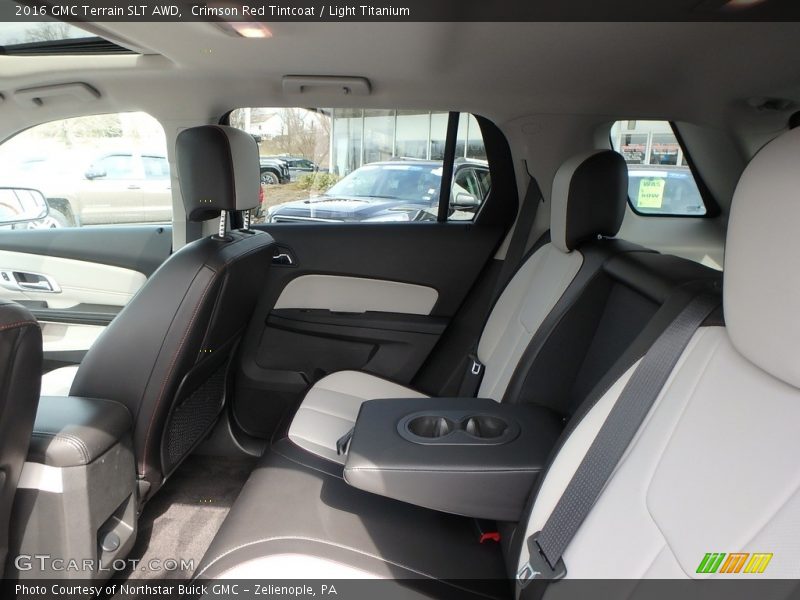 Crimson Red Tintcoat / Light Titanium 2016 GMC Terrain SLT AWD
