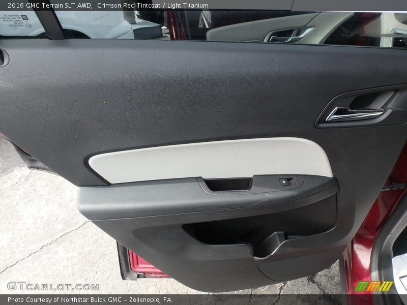 Crimson Red Tintcoat / Light Titanium 2016 GMC Terrain SLT AWD
