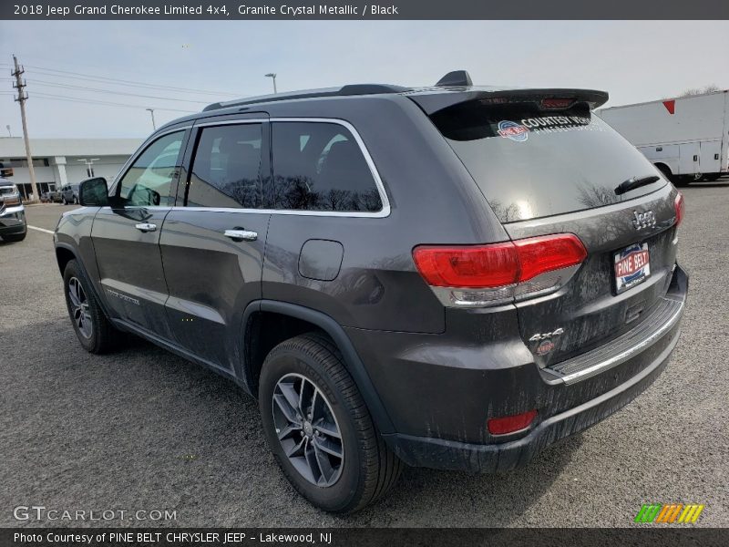 Granite Crystal Metallic / Black 2018 Jeep Grand Cherokee Limited 4x4