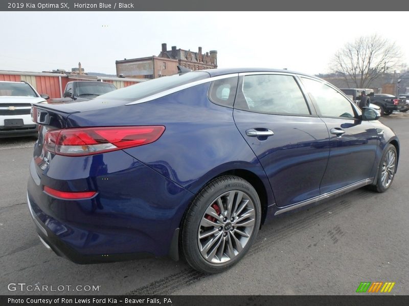 Horizon Blue / Black 2019 Kia Optima SX