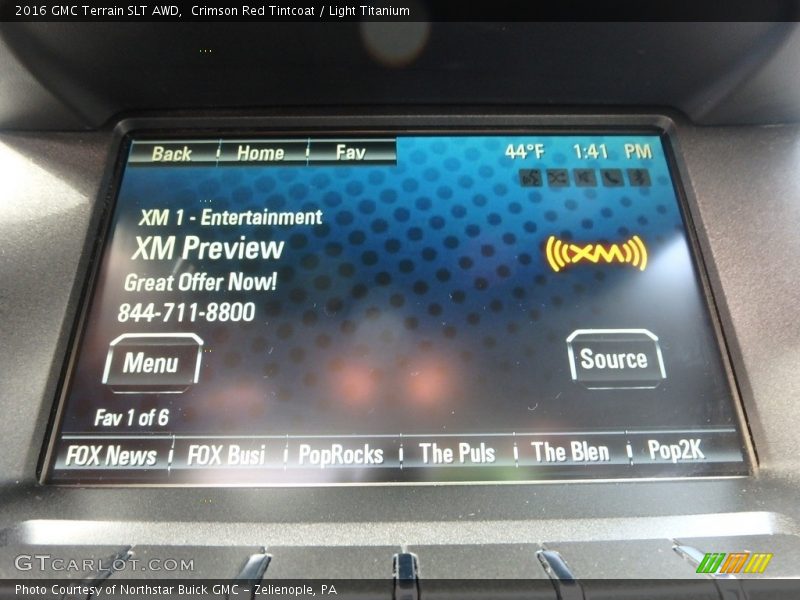 Crimson Red Tintcoat / Light Titanium 2016 GMC Terrain SLT AWD