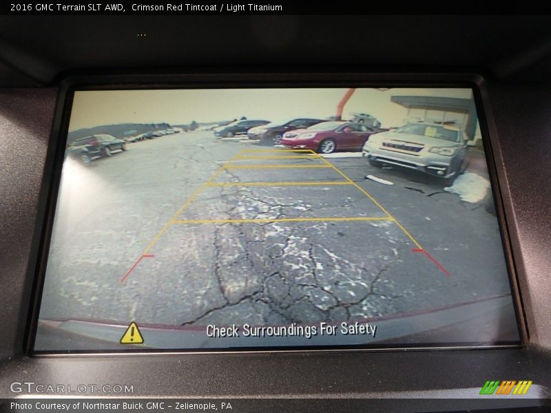 Crimson Red Tintcoat / Light Titanium 2016 GMC Terrain SLT AWD