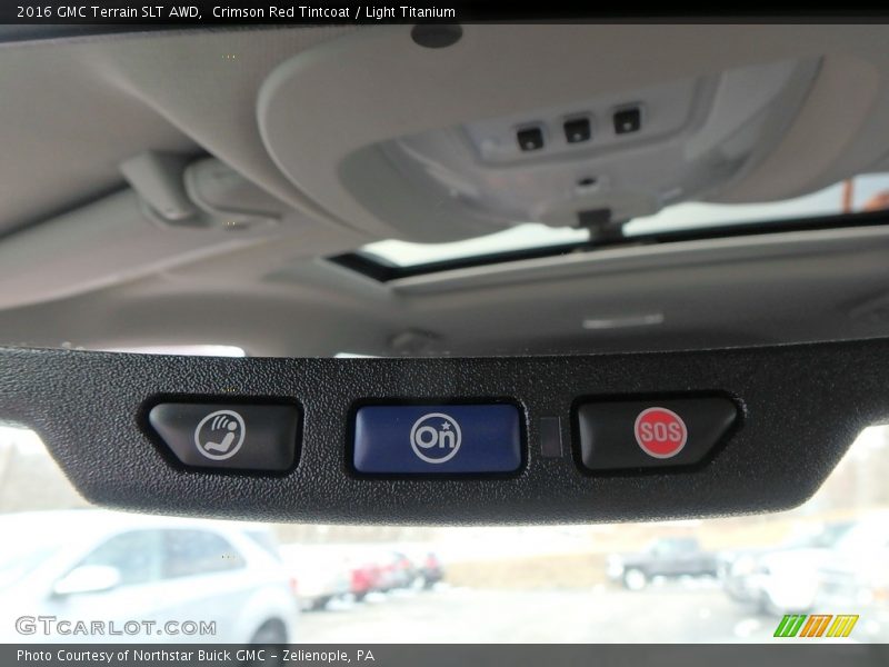 Crimson Red Tintcoat / Light Titanium 2016 GMC Terrain SLT AWD