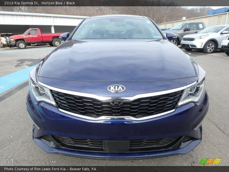 Horizon Blue / Black 2019 Kia Optima SX