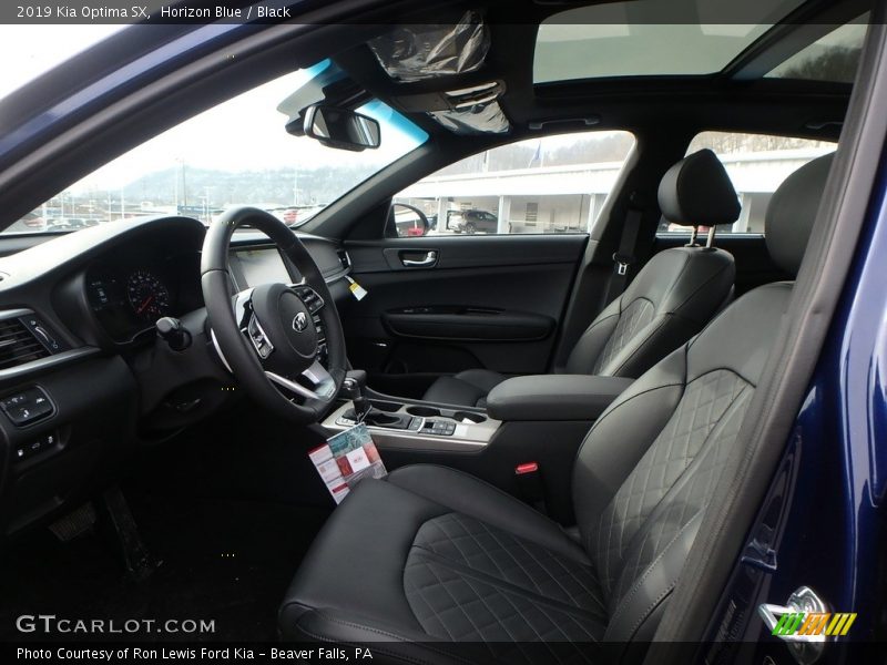 Front Seat of 2019 Optima SX