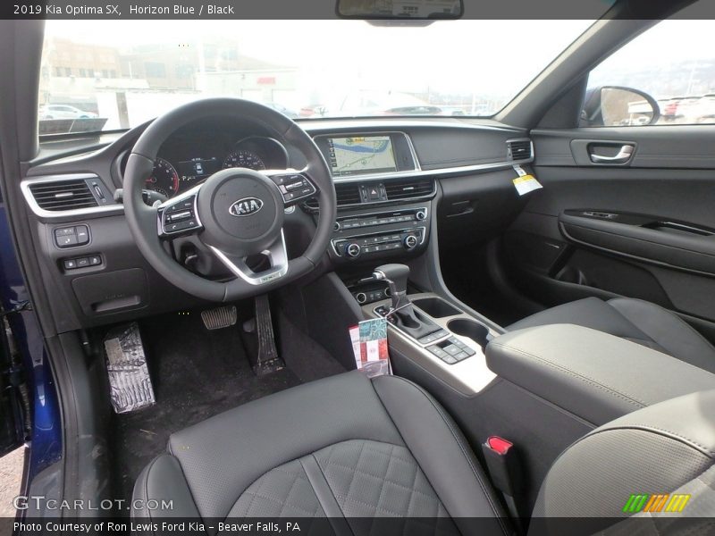  2019 Optima SX Black Interior