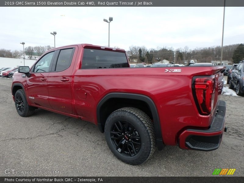 Red Quartz Tintcoat / Jet Black 2019 GMC Sierra 1500 Elevation Double Cab 4WD