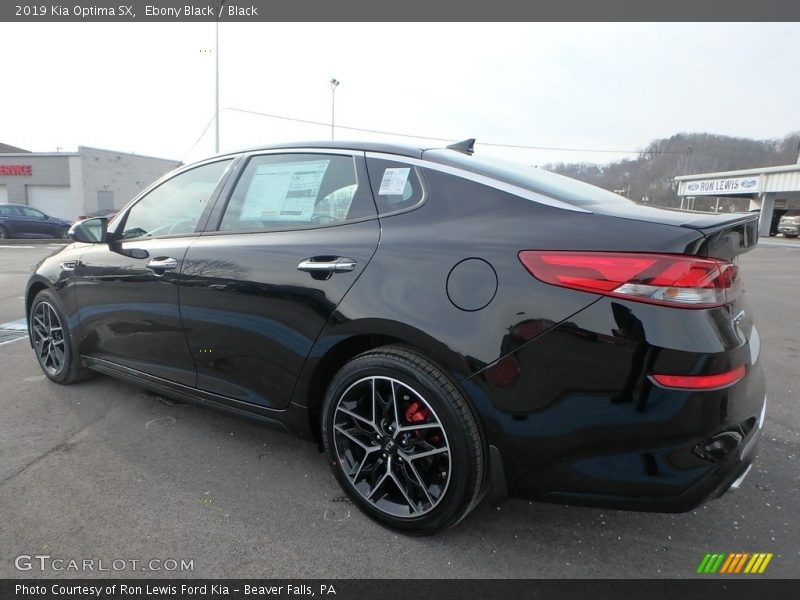 Ebony Black / Black 2019 Kia Optima SX
