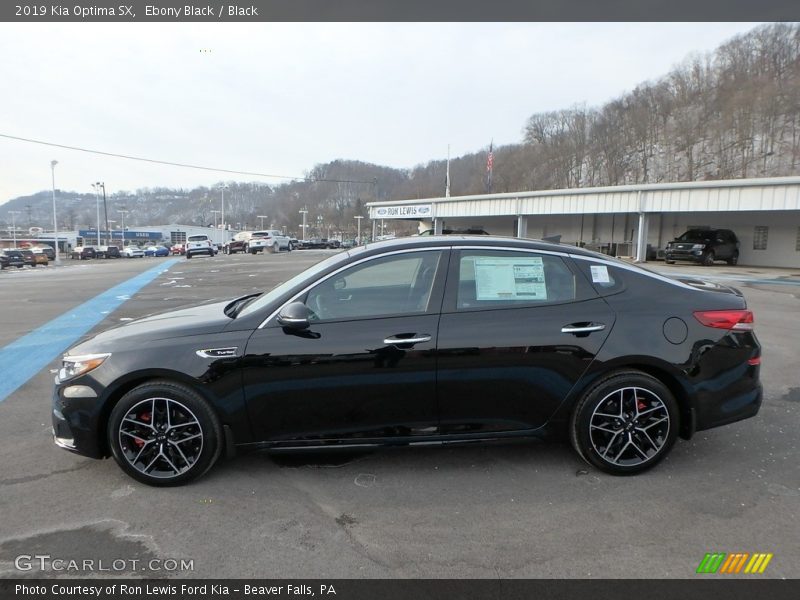  2019 Optima SX Ebony Black