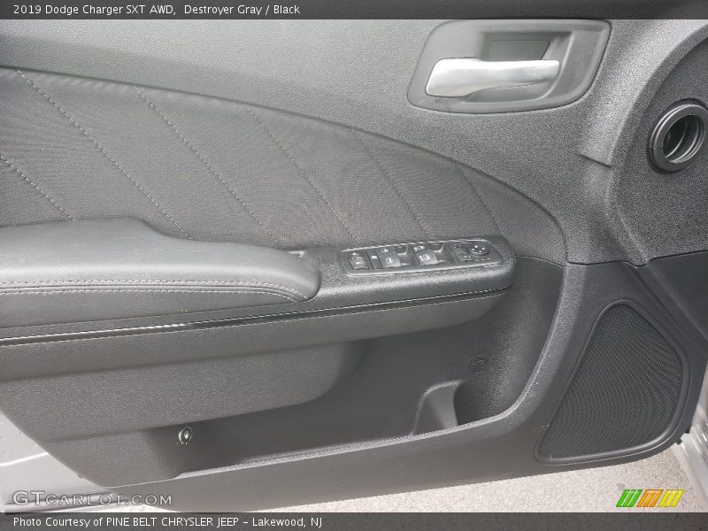 Destroyer Gray / Black 2019 Dodge Charger SXT AWD