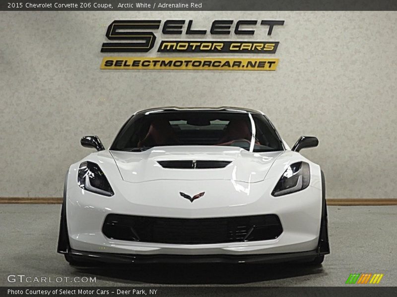 Arctic White / Adrenaline Red 2015 Chevrolet Corvette Z06 Coupe