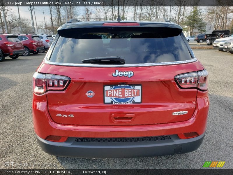 Red-Line Pearl / Black 2019 Jeep Compass Latitude 4x4