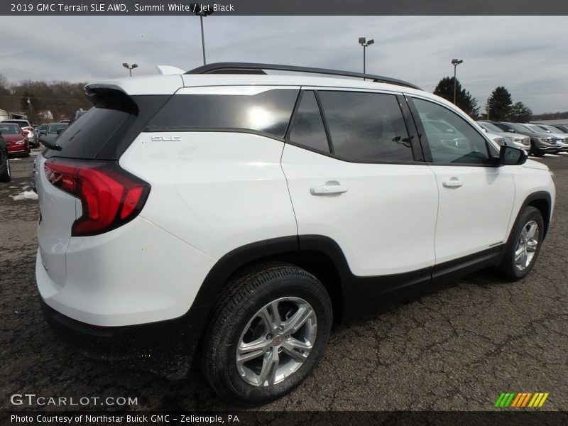Summit White / Jet Black 2019 GMC Terrain SLE AWD