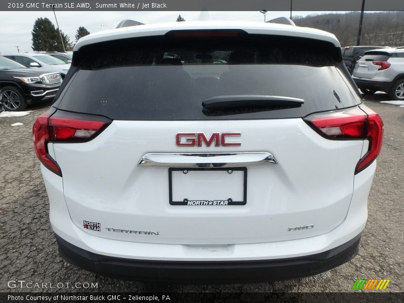 Summit White / Jet Black 2019 GMC Terrain SLE AWD