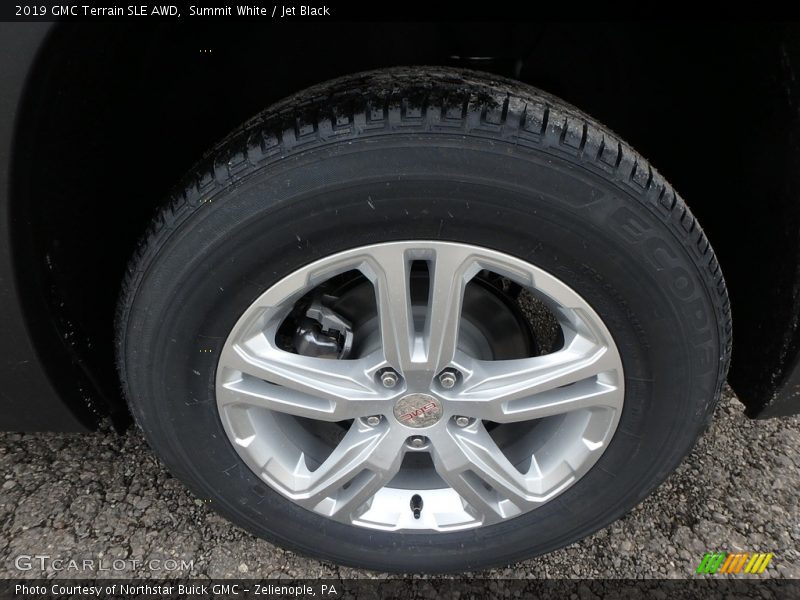 Summit White / Jet Black 2019 GMC Terrain SLE AWD
