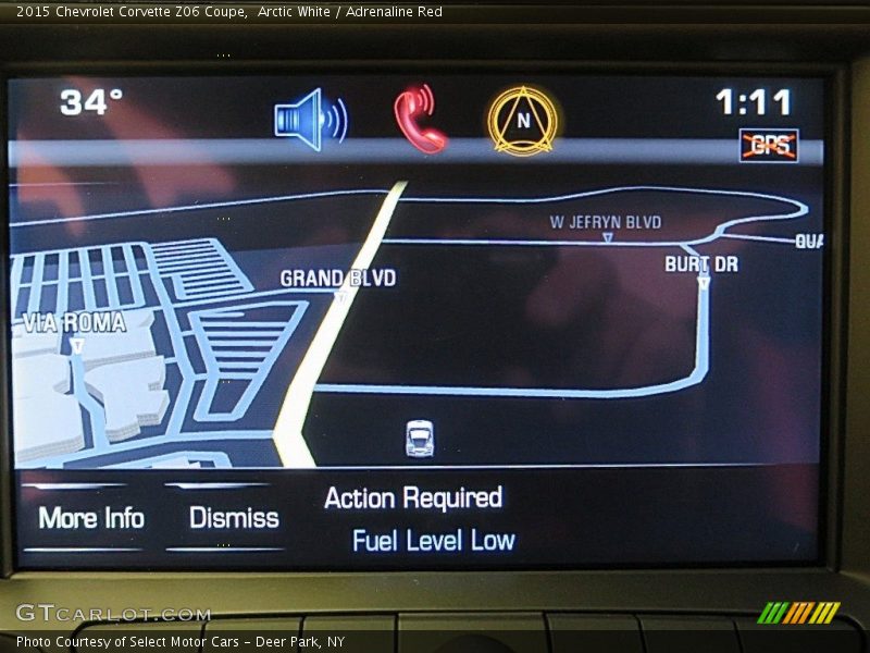 Arctic White / Adrenaline Red 2015 Chevrolet Corvette Z06 Coupe