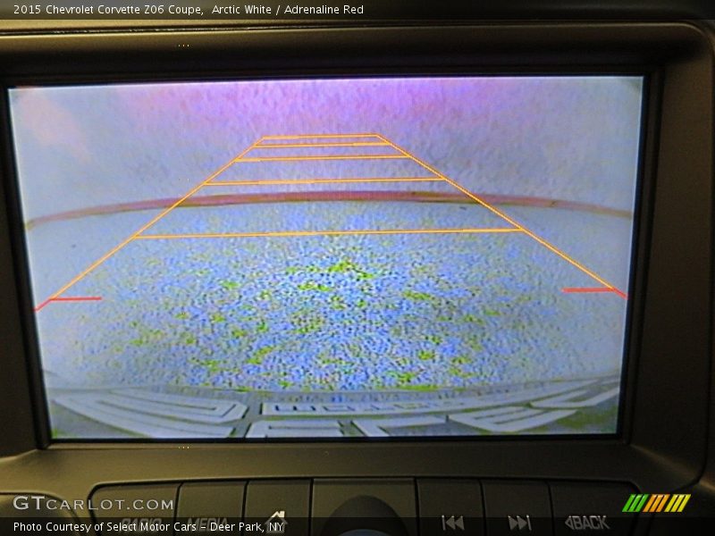 Arctic White / Adrenaline Red 2015 Chevrolet Corvette Z06 Coupe