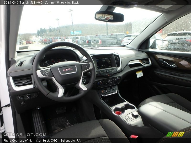 Summit White / Jet Black 2019 GMC Terrain SLE AWD