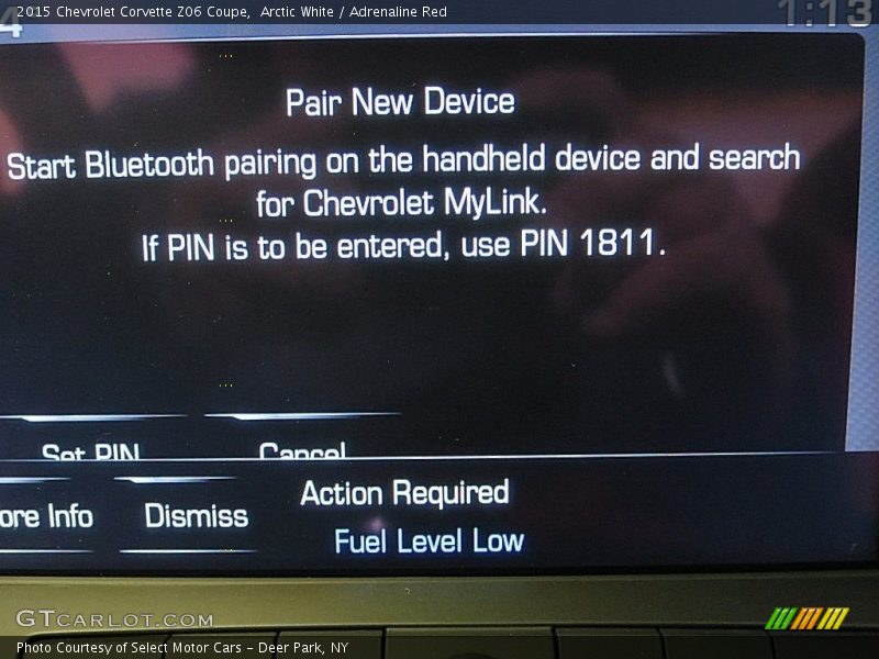 Arctic White / Adrenaline Red 2015 Chevrolet Corvette Z06 Coupe